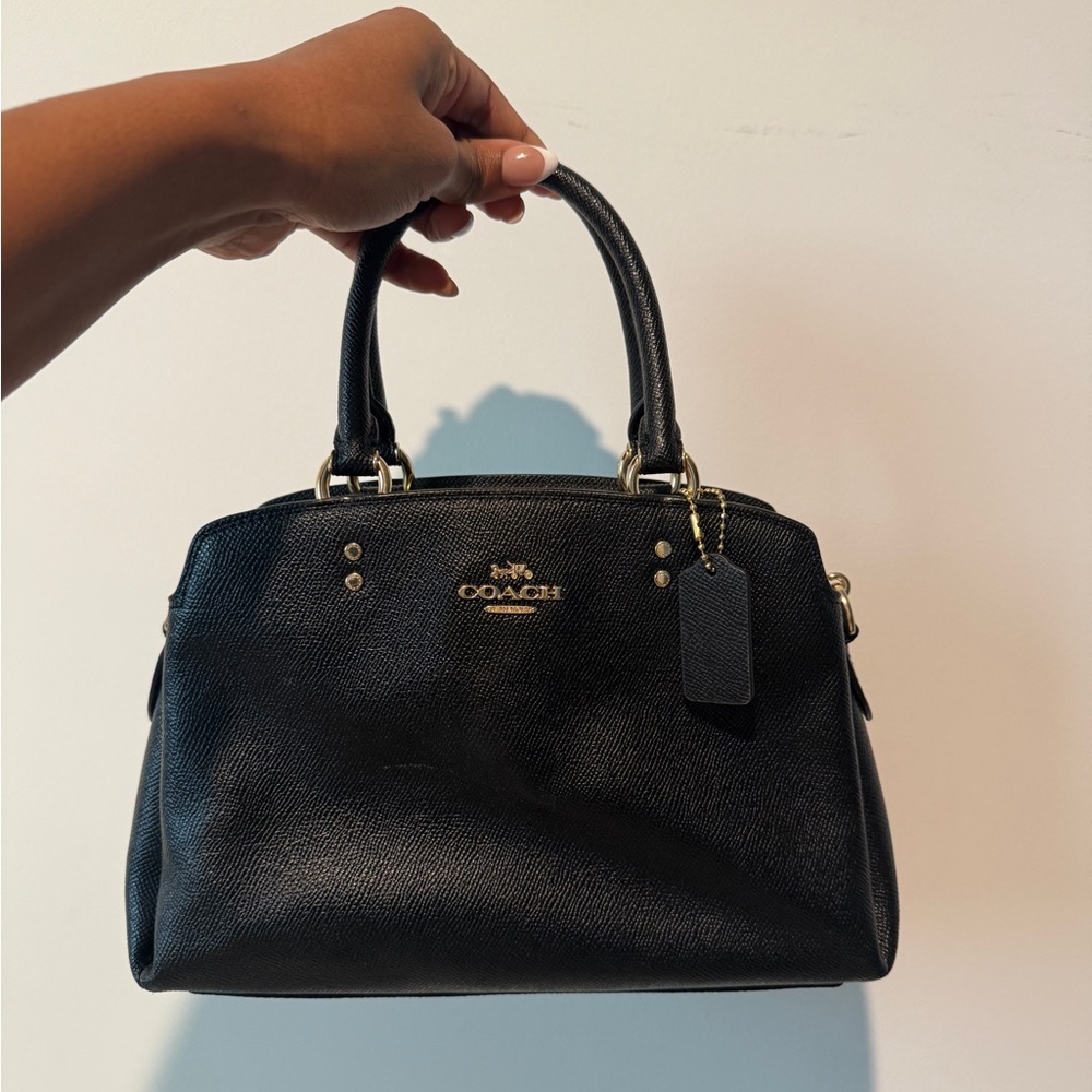 Coach Black Leather Satchel